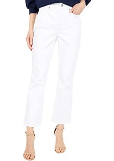 NYDJ Slim Bootcut Ankle Jeans in Optic White