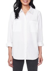 NYDJ Stretch-Cotton Utility Shirt