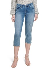 NYDJ Chloe Raw Cuff Capri Jeans in Sandspur at Nordstrom