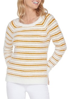 NYDJ Womens Striped Pullover Pullover Sweater