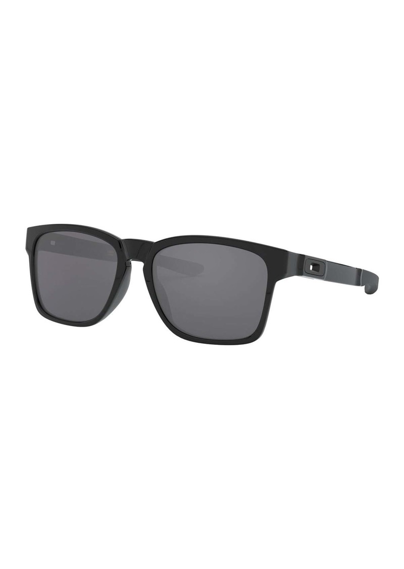 Oakley 56mm Rectangle Sunglasses in Black at Nordstrom Rack