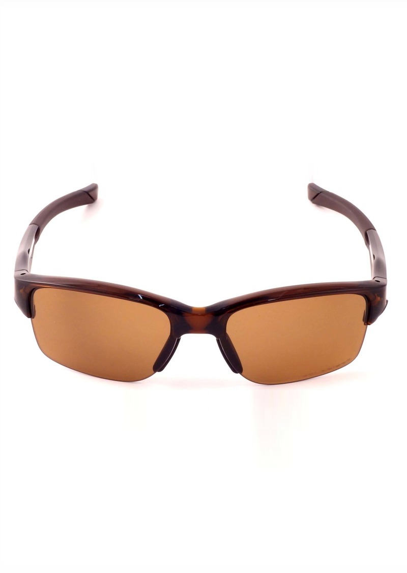 Oakley Half Link Polarized Sunglasses In Rootbeer & Bronze Lenses