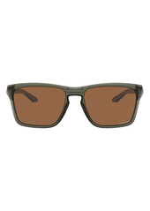 Men's Oakley Sylas 57mm Rectangle Sunglasses - Olive Ink/ Prizm Tungsten
