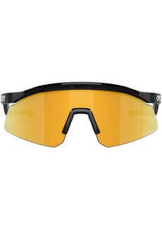 Oakley mirrored aviator-frame sunglasses