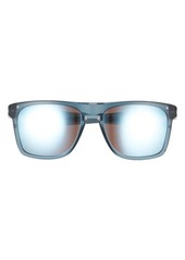 Oakley 57mm Polarized Rectangular Sunglasses