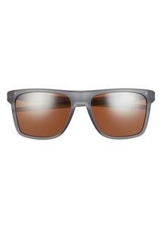 Oakley 57mm Polarized Rectangular Sunglasses