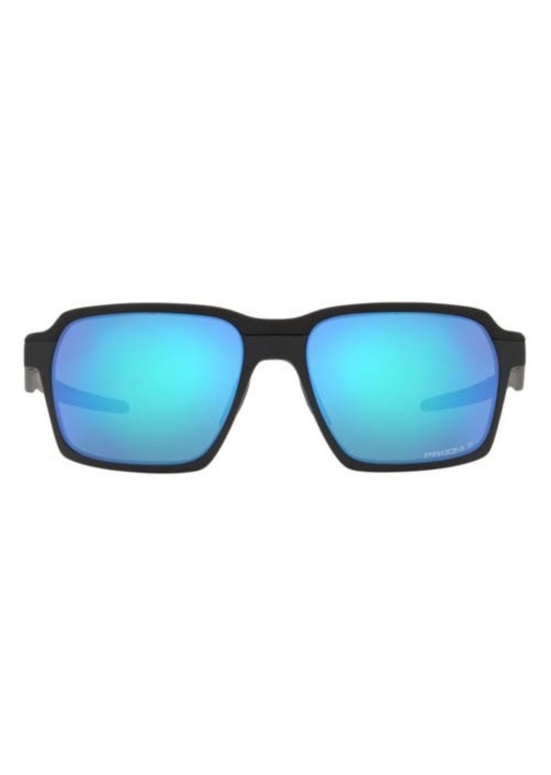 Oakley 58mm Polarized Rectangular Sunglasses