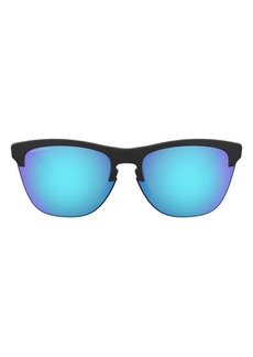 Oakley 63mm Mirrored Oversize Square Sunglasses