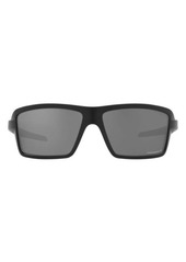 Oakley 63mm Polarized Oversize Rectangular Sunglasses