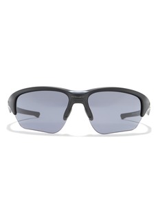 Oakley 64mm Half Frame Sunglasses in Matte Black /Grey at Nordstrom Rack