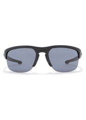 Oakley 65mm Square Polarized Sunglasses in Black at Nordstrom Rack