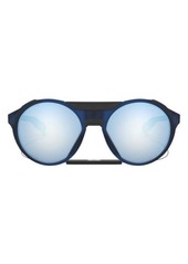 Oakley Clifden 54mm Mirrored Prizm Polarized Round Sunglasses
