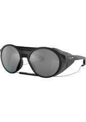 Oakley Clifden Prizm Polarized Sunglasses, Men's, Matte Trans Blue/Prizm DpH20 Polarized