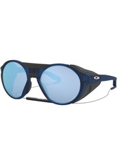 Oakley Clifden Prizm Polarized Sunglasses, Men's, Matte Trans Blue/Prizm DpH20 Polarized | Father's Day Gift Idea