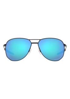 Oakley Contrail Ti 57mm Mirrored Polarized Pilot Sunglasses