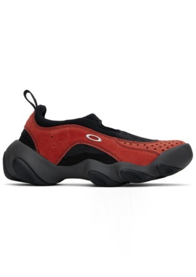 Oakley Factory Team Red & Black Flesh Sandals