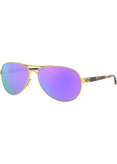 Oakley Feedback Sunglasses, Men's, Chrome | Father's Day Gift Idea
