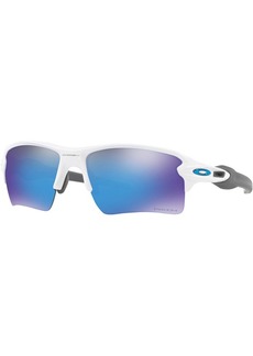 Oakley Flak 2.0 XL PRIZM Sunglasses, Men's, Polished White/Prizm Sapphire