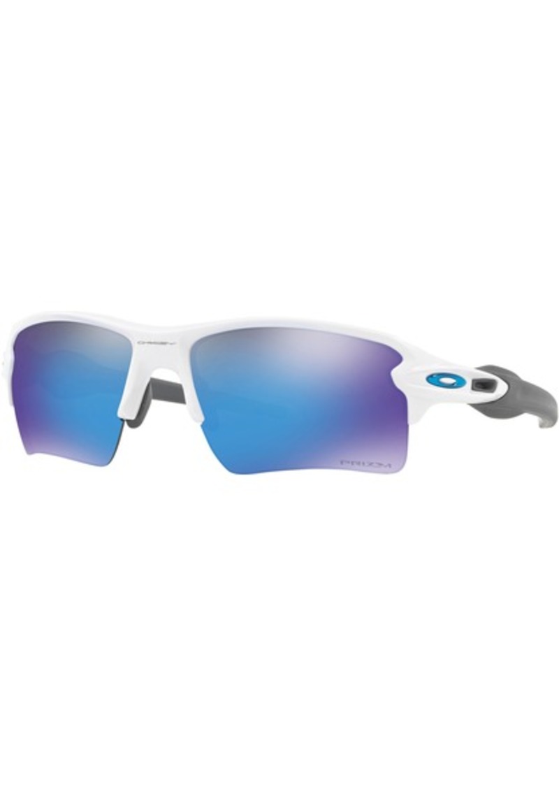 Oakley Flak 2.0 XL PRIZM Sunglasses, Men's, Polished White/Prizm Sapphire | Father's Day Gift Idea