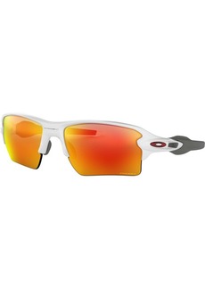 Oakley Flak 2.0 XL Sunglasses, Men's, Polished White/Prizm Ruby