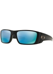 Oakley Fuel Cell Prizm Deep H20 Polarized Sunglasses, OO9096 - BLACK BLUE/BLUE MIRROR POLAR