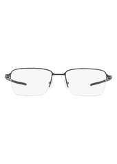 Oakley Gauge 3.2 Blade 54mm Semi Rimless Rectangular Optical Glasses in Matte Black at Nordstrom