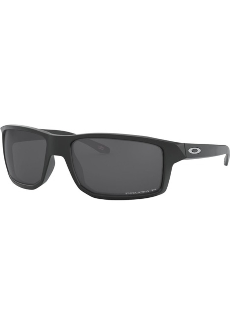 Oakley Gibston Prizm Polarized Sunglasses, Men's, Matte Black/Prizm Black Polarized