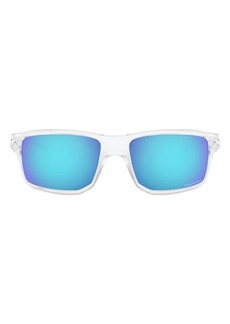 Oakley Gibston Prizm 61mm Wrap Sunglasses