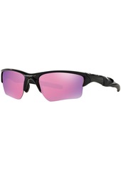 Oakley Half Jacket 2.0 Prizm Golf Sunglasses, OO9154 - BLACK SHINY/PINK MIRROR