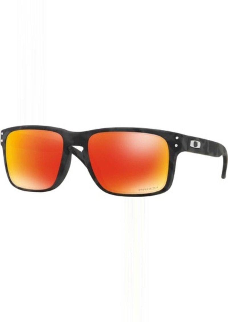 Oakley Holbrook Black Camo Sunglasses, Men's, Black Camo/Prizm Ruby