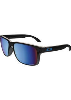 Oakley Holbrook Prizm Deep Water Polarized Sunglasses, Men's, Black/Deep Blue