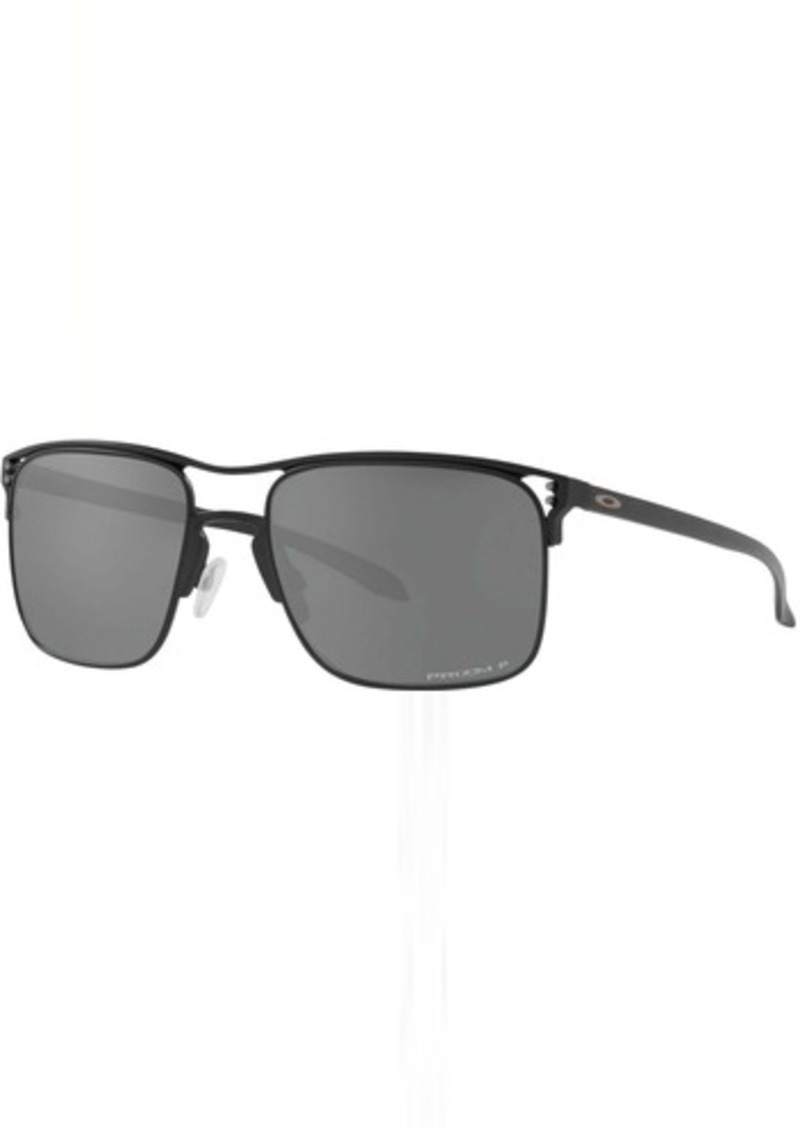 Oakley Holbrook TI Polarized Sunglasses, Men's, Black/Prizm Black