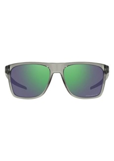 Oakley Leffingwell 57mm Prizm Polarized Rectangular Sunglasses