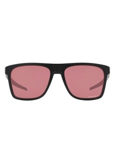 Oakley Leffingwell 57mm Prizm Rectangular Sunglasses