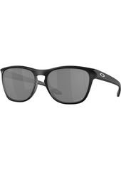 Oakley Manorburn Polarized Sunglasses, Men's, Matte Black/Prizm Grey