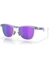 Oakley Men's Frogskins Hybrid Sunglasses, Mirror OO9289 - Matte Lilac, Prizm Clear