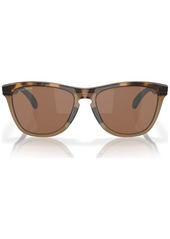 Oakley Men's Frogskins Range Polarized Sunglasses, Mirror OO9284 - Brown Tortoise, Brown Smoke
