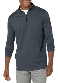 Oakley Men's Gravity Range Quarter-Zip Sweatshirt Dark Slate HTHR