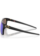 Oakley Men's Leffingwell Polarized Sunglasses, Mirror Polar OO9100 - Black Ink