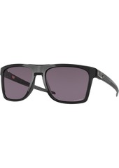 Oakley Men's Leffingwell Sunglasses, Black Ink/Prizm Grey