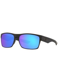 Oakley Men's Polarized Sunglasses, OO9189 Twoface 60 - Matte Black