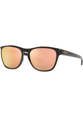Oakley Men's Manorburn Sunglasses, Black/Grey | Father's Day Gift Idea