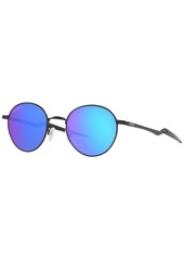 Oakley Men's Polarized Sunglasses, OO4146 Terrigal 51 - Satin Light Steel