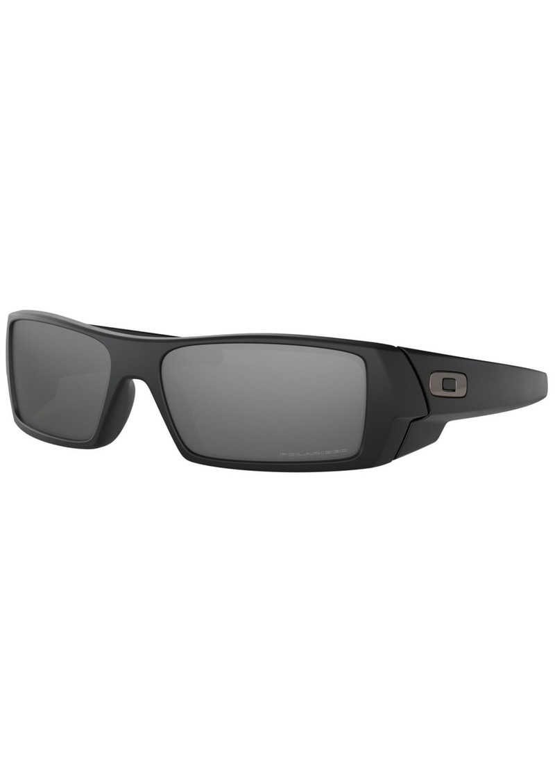 Oakley Men's Polarized Sunglasses, OO9014 Gascan - Matte Black