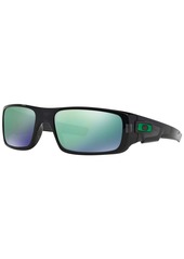 Oakley Men's Rectangle Sunglasses, OO9239 60 Crankshaft - Black