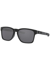 Oakley Men's Rectangle Sunglasses, OO9272 Catalyst - black iridium/polished black