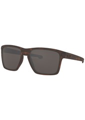 Oakley Men's Rectangle Sunglasses, OO9341 57 Sliver Xl - Tortoise