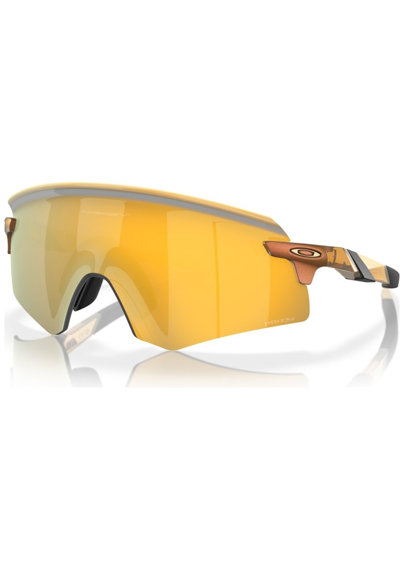 Oakley Men's Sunglasses, Encoder Discover Collection - Transparent Light Curry