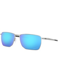Oakley Men's Sunglasses, OO4142 - SATIN CHROME/PRIZM SAPPHIRE