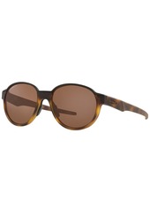 Oakley Men's Polarized Sunglasses, OO4144 Coinflip 53 - Matte Brown Tortoise